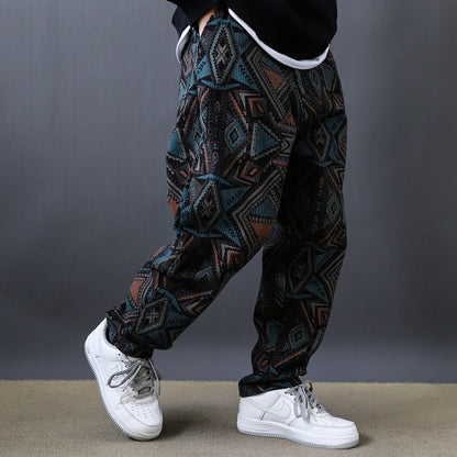 タペストリー柄 パンツ M10486