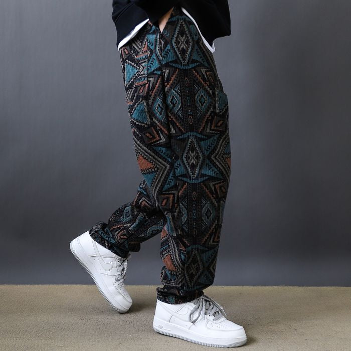 タペストリー柄 パンツ M10486