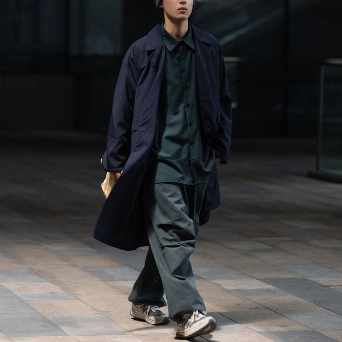 リバーシブル ミドル丈コート　M10342