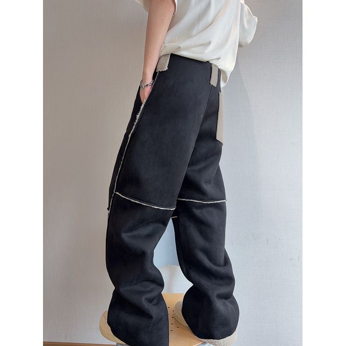 ボア パイピング ワイドパンツ　M10810