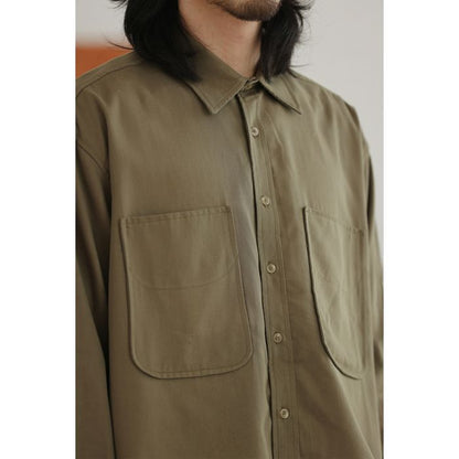 胸ポケット付き 長袖シャツ　M10362