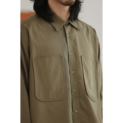 胸ポケット 長袖シャツ　M10378