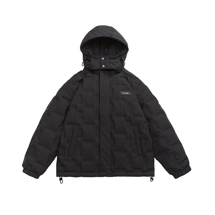 スクエアキルティング フード付ジャケット　M10627