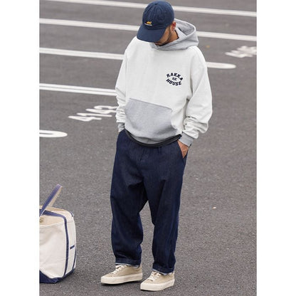 バイカラー プルオーバー フーディ　M10459