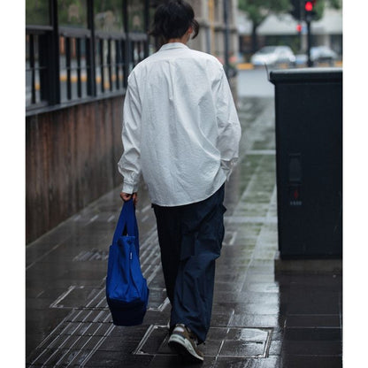 オープンカラー 長袖シャツ　M10371