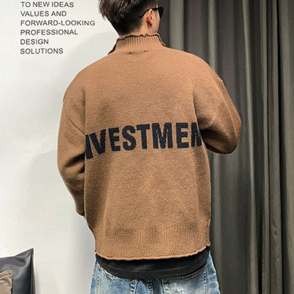 バックロゴ ジップアップカーディガン　M10533