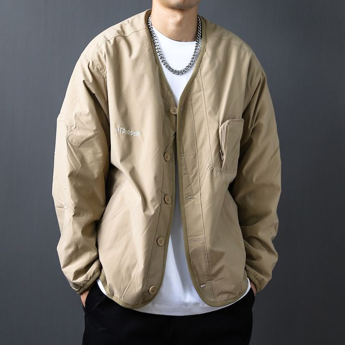 パイピング ノーカラージャケット　M10491