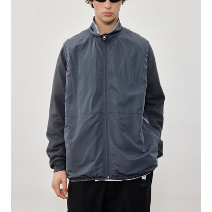 リバーシブル ジップアップ ベスト　M10357