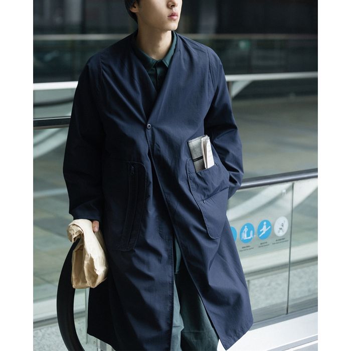 リバーシブル ミドル丈コート　M10342