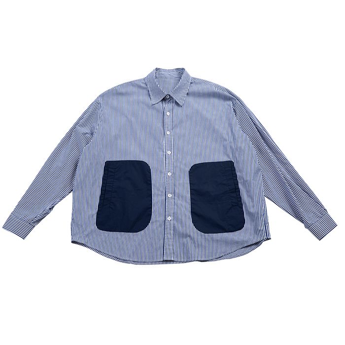 ストライプ柄シャツ　M10368