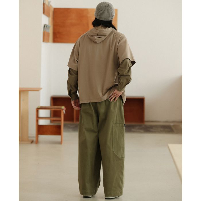 タック入り ワイドパンツ M10377