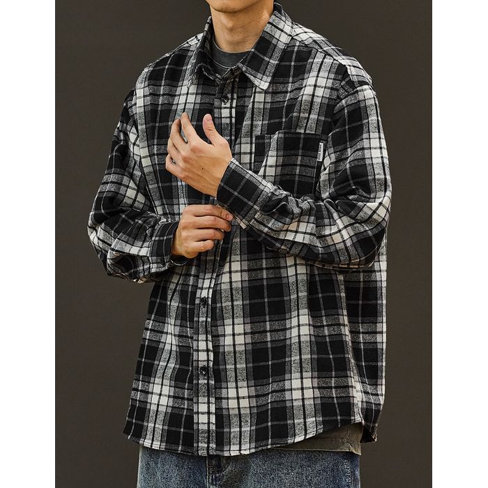 チェック柄シャツ M10597