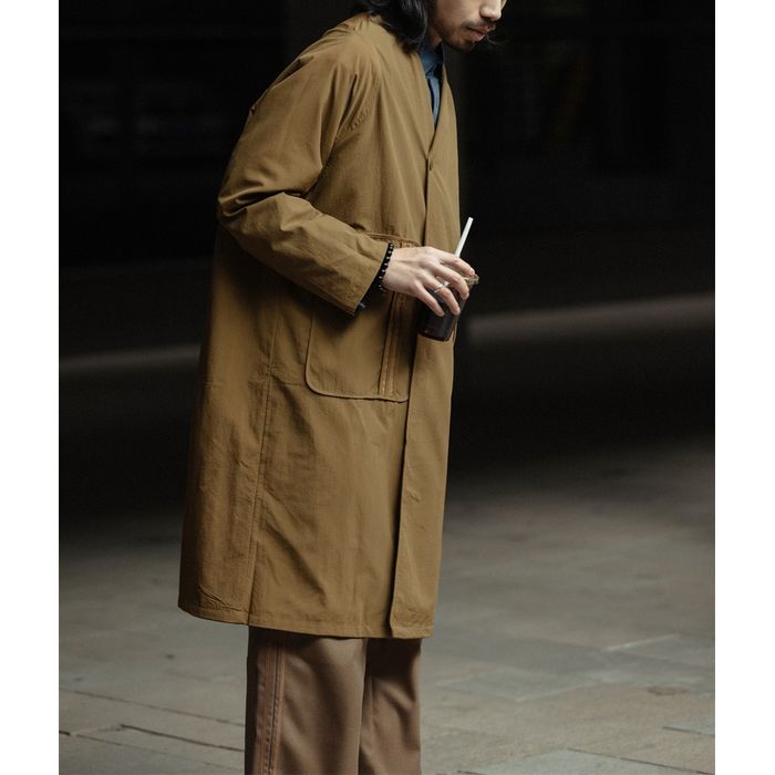 リバーシブル ミドル丈コート　M10342