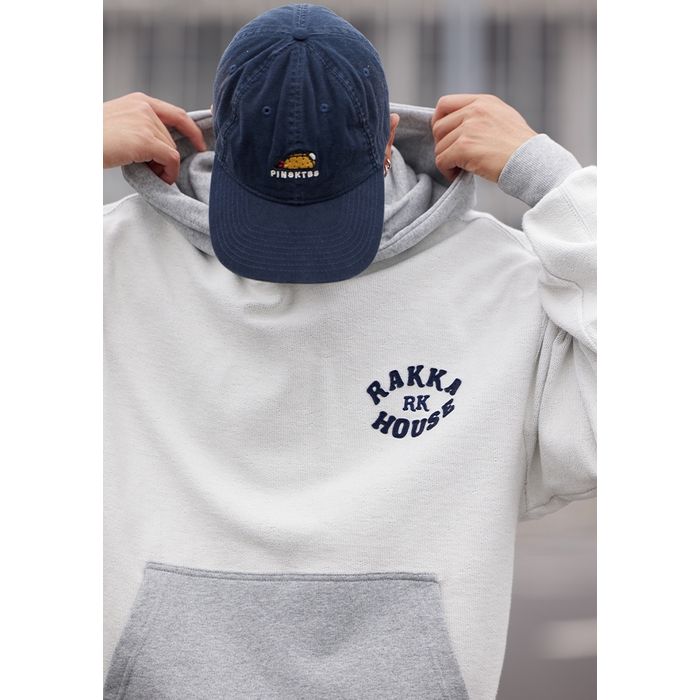 バイカラー プルオーバー フーディ　M10459