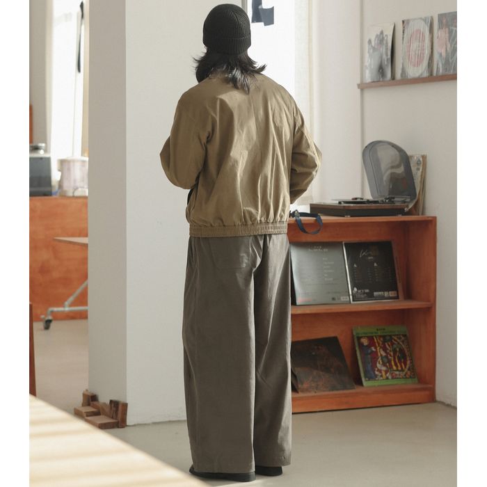 PUカラー フルジップ ブルゾン　M10381