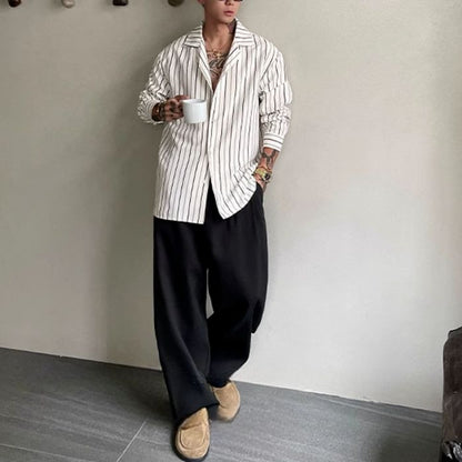 タック入り ワイドパンツ M10410