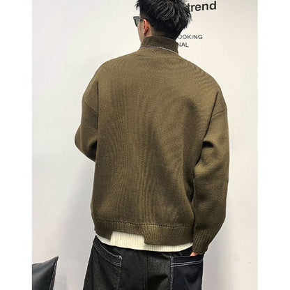 レイヤードデザイン タートルネックニット　M10532