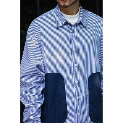 ストライプ柄シャツ　M10368