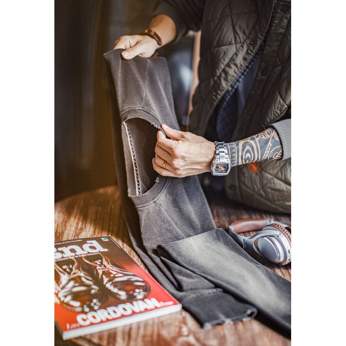 スウェットシャツ風 マフラー　M10555