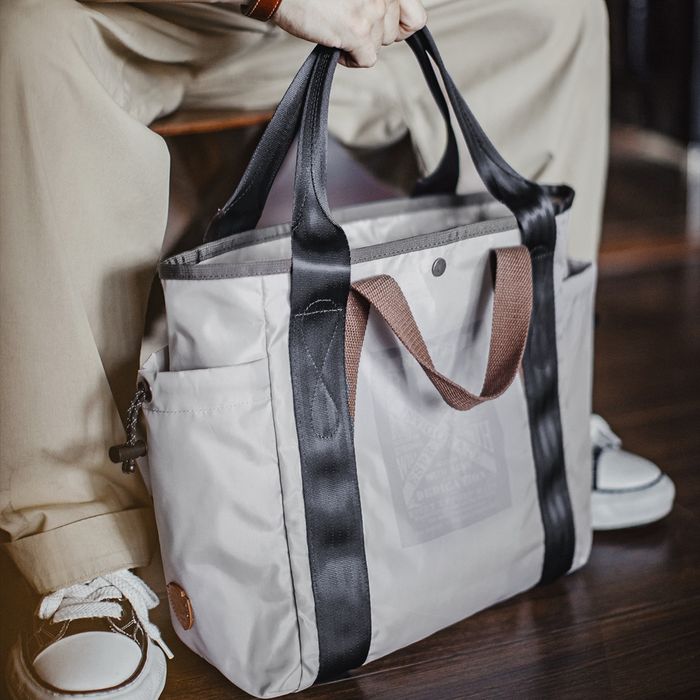 外ポケット付き トートバッグ　M10565