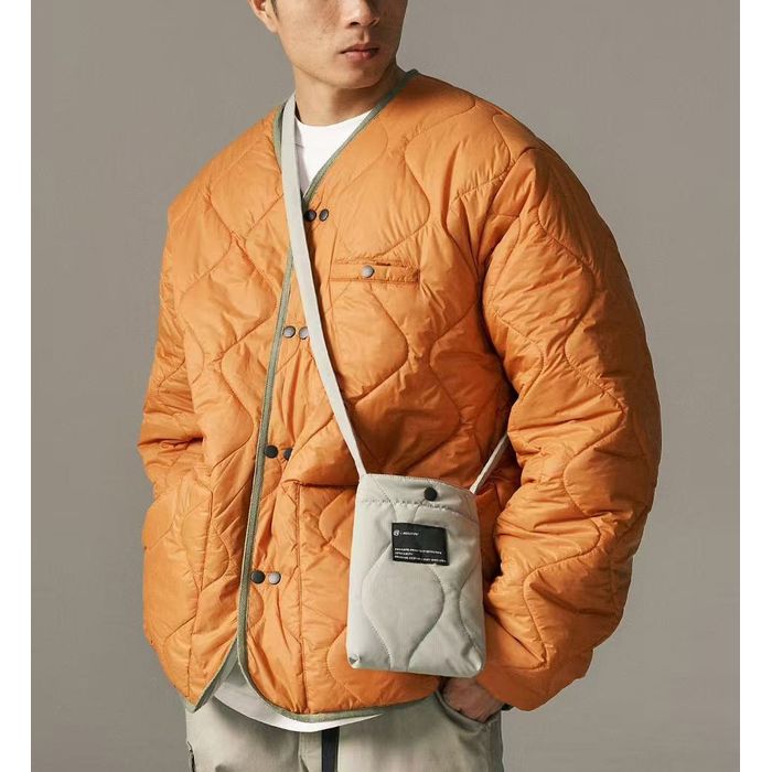 リバーシブル キルティングジャケット ミニショルダーバッグ付　M10626