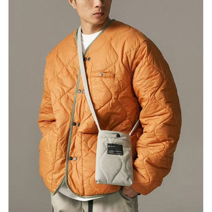 リバーシブル キルティングジャケット ミニショルダーバッグ付　M10626