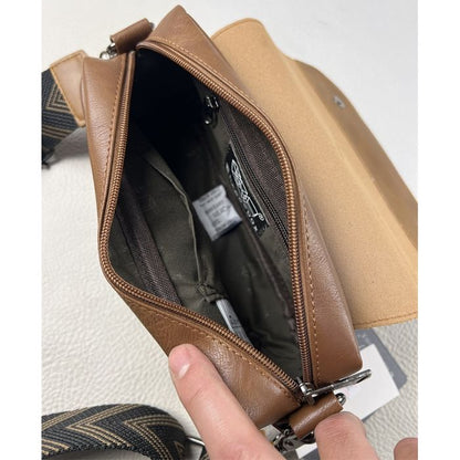 フェイクレザー ショルダーバッグ　M10482