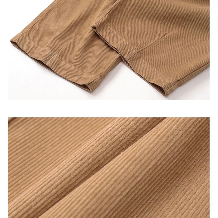 ベルト付き コーデュロイワイドパンツ　M10577