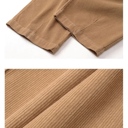 ベルト付き コーデュロイワイドパンツ　M10577