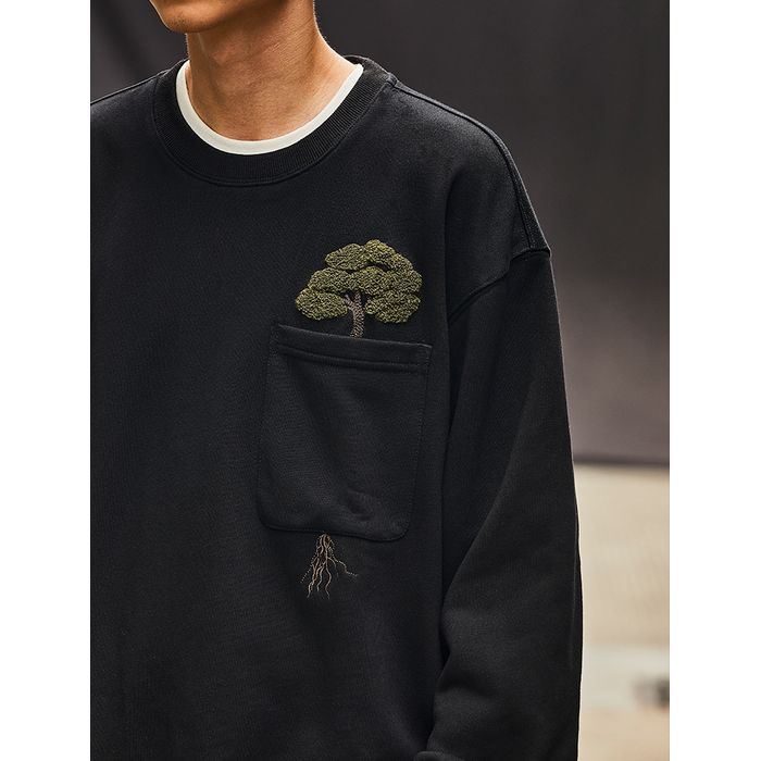 ツリー刺繍 スウェット M10595