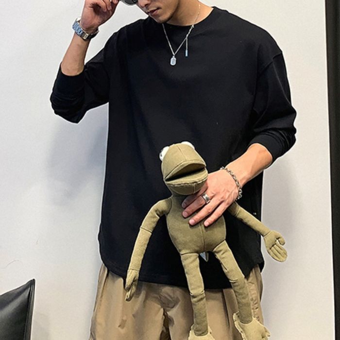 バックラベル 長袖Tシャツ　M10518