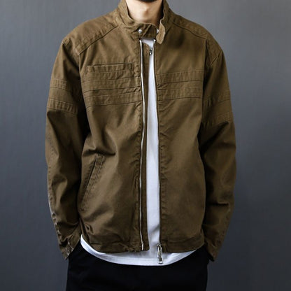 スタンドカラー ジップアップ ジャケット　M10507