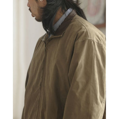 PUカラー フルジップ ブルゾン　M10381