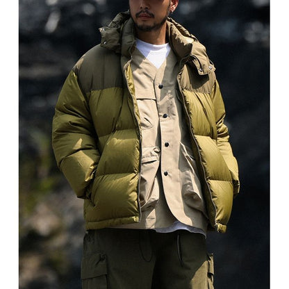 デタッチャブルフード ダウンジャケット　M10563