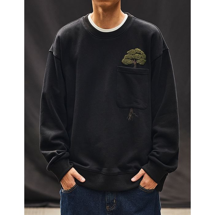 ツリー刺繍 スウェット M10595