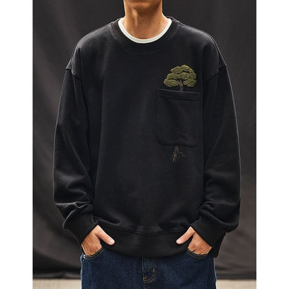 ツリー刺繍 スウェット M10595