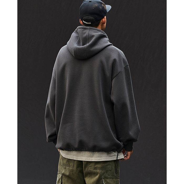 ハーフジップ フーディ　M10546