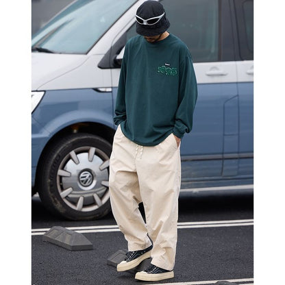 レトロロゴ 長袖Tシャツ　M10578