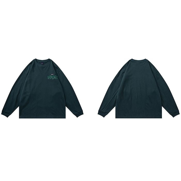 レトロロゴ 長袖Tシャツ　M10578