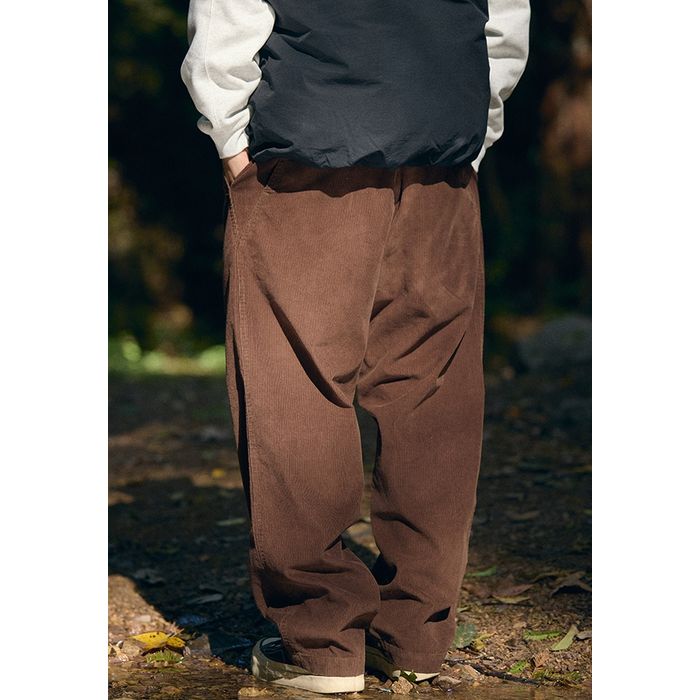 ベルト付き コーデュロイワイドパンツ　M10577