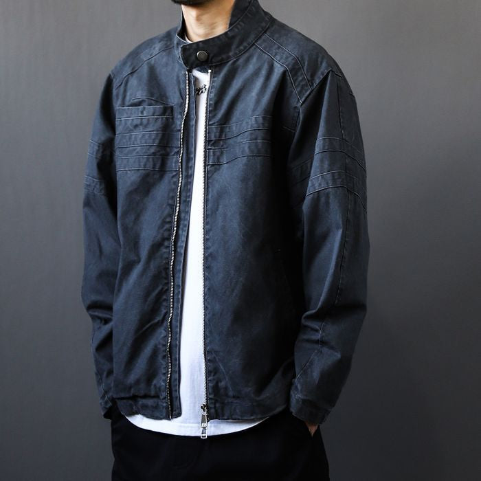 スタンドカラー ジップアップ ジャケット　M10507