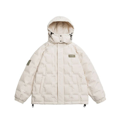 スクエアキルティング フード付ジャケット　M10627