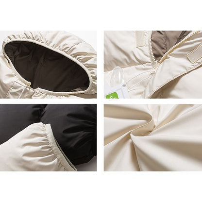 フード付き リバーシブルダウンジャケット M10579