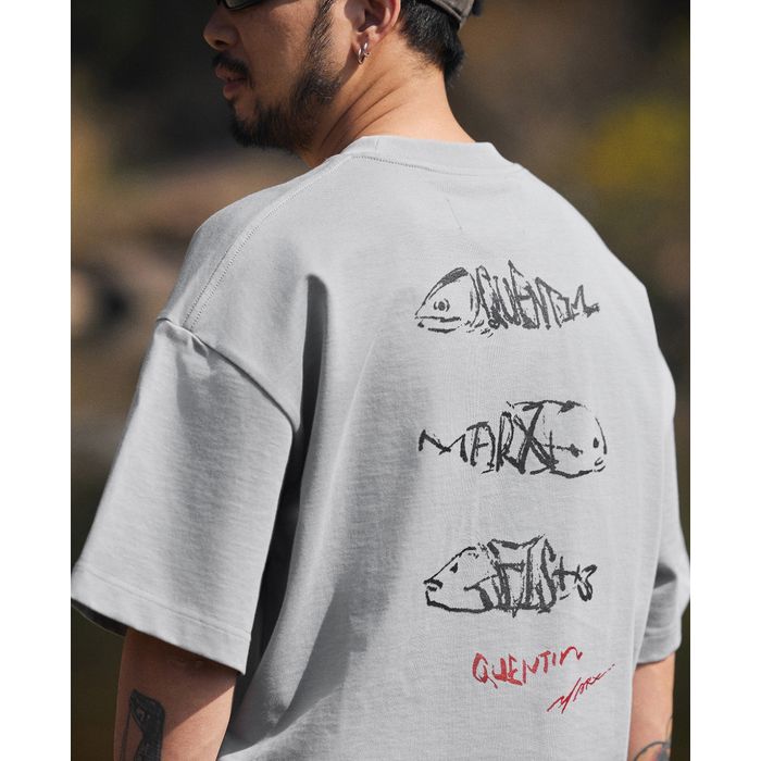 バックプリント Tシャツ　M10756