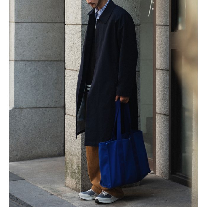 ロング丈ステンカラーコート　M10365