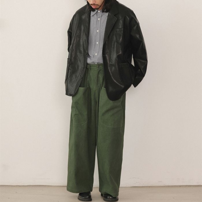 フェイクレザー ジャケット M10385