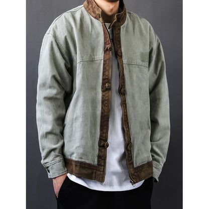 バイカラー デニム ジャケット　M10502