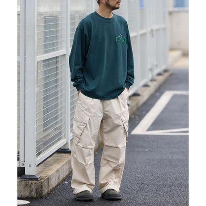 レトロロゴ 長袖Tシャツ　M10578