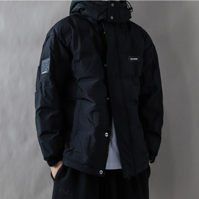 スクエアキルティング フード付ジャケット　M10627