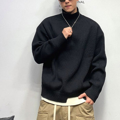 レイヤードデザイン タートルネックニット　M10532